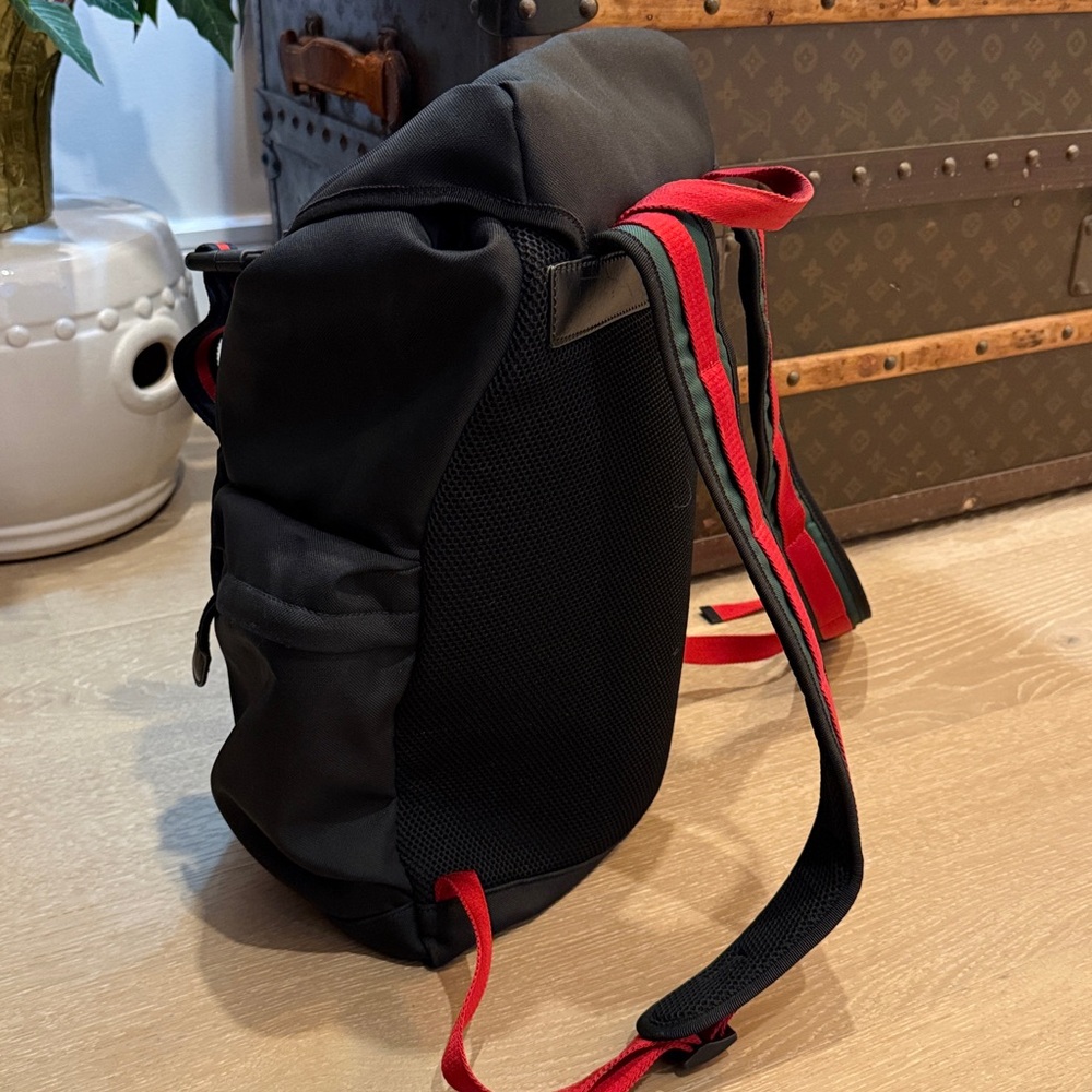 Gucci Techpack Black Canvas Backpack - image 4